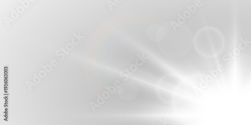 PNG soft sunlight rays shine through transparent overlay. White beams create realistic and warm light effect. Ideal for dreamy vector and photo compositions.
