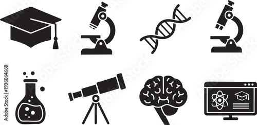 Science,Research,and Education Icon Collection