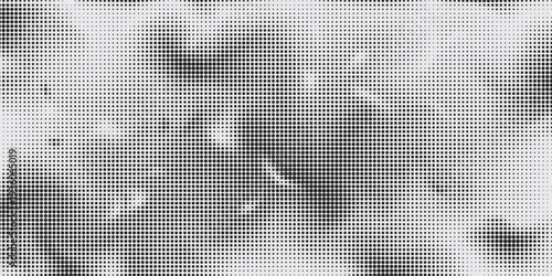 Halftone gradient. Dotted gradient, smooth dots spraying and halftones dot background seamless horizontal geometric pattern vector template set. dots eps 10