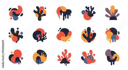 Abstract Shape Icons