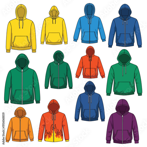 Rainbow Hoodies Collection