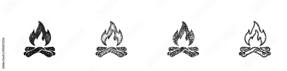 Obraz premium icon_103_campfire-01.eps
