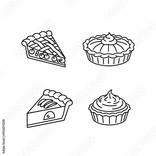 Dessert Icons Set