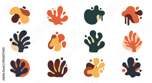 Vibrant Abstract Shapes Collection