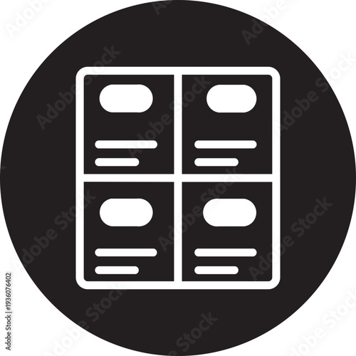 cardboard glyph icon