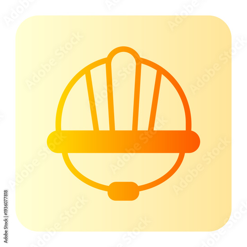 helmet gradient icon