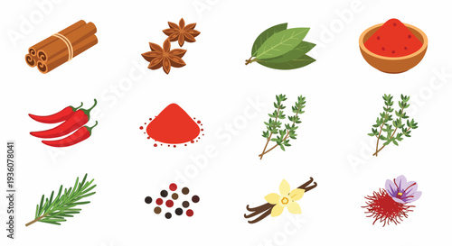 Spices and Herbs Collection