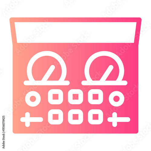 control panel gradient icon