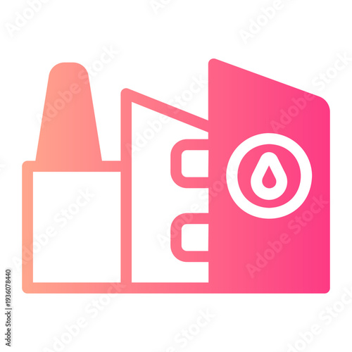 factory gradient icon