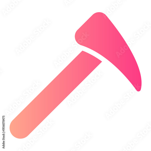 pick axe gradient icon