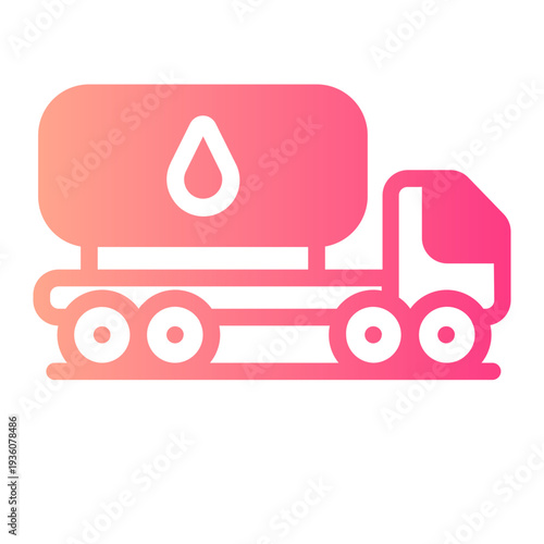 truck gradient icon
