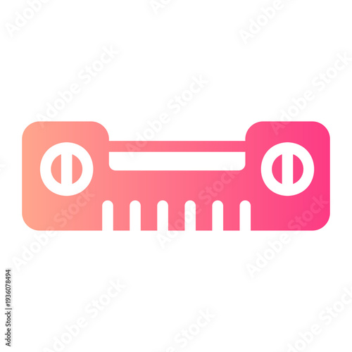 spirit level gradient icon