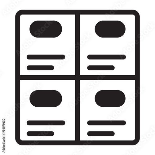 cardboard glyph icon