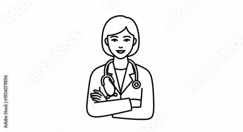Female Doctor with Stethoscope
