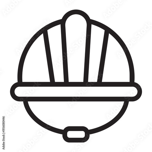helmet line icon