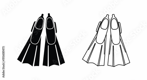 Black and White Fins