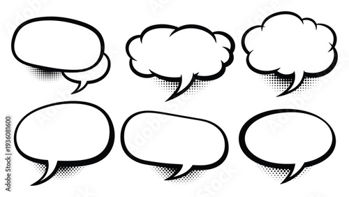 Speech Bubbles Collection - Comic Style Talking Icons