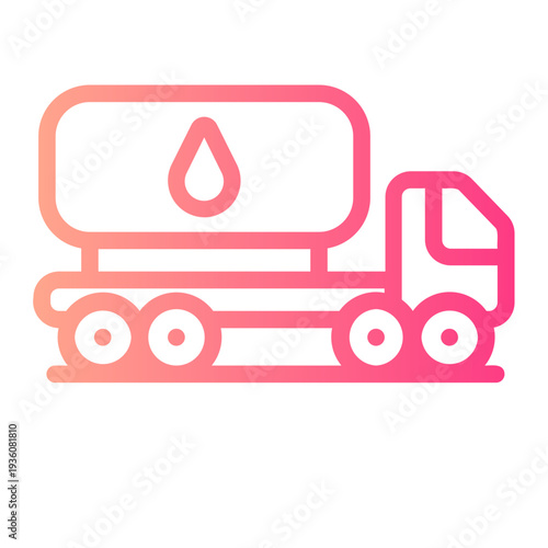 truck gradient icon
