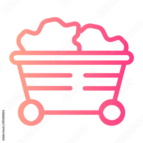 coal gradient icon