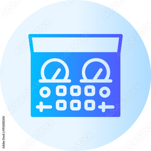 control panel gradient icon