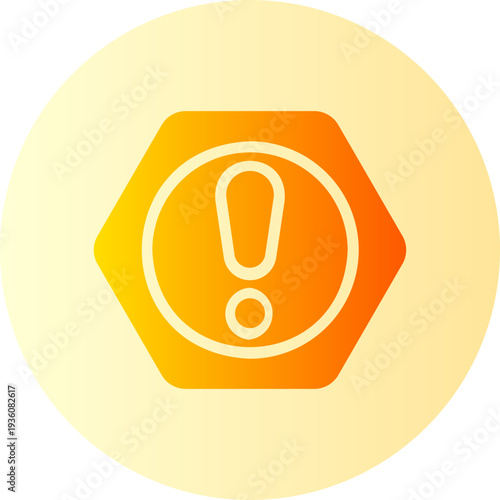 exclamation mark gradient icon