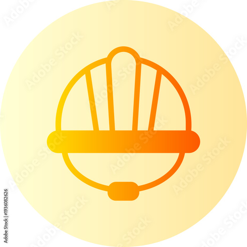 helmet gradient icon