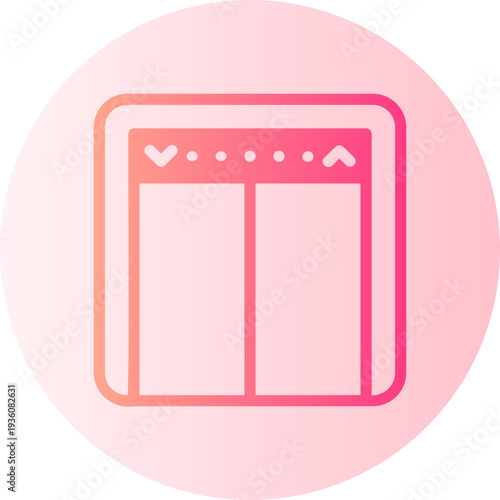 elevator gradient icon