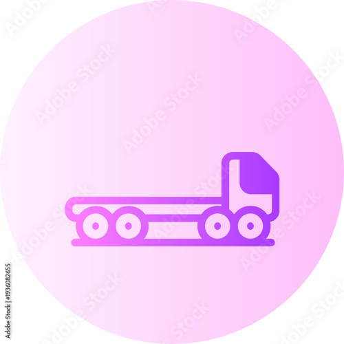 truck gradient icon