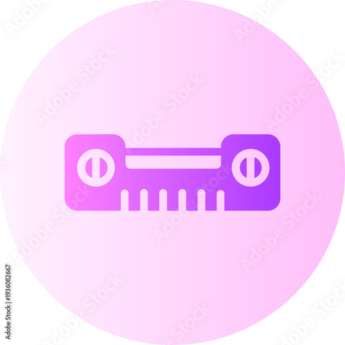 spirit level gradient icon
