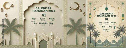 elegant islamic ramadan celebration background, Ramadhan kareem background for banner & social media template