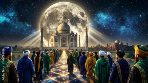 Pilgrimage to Taj Mahal under Moonlight