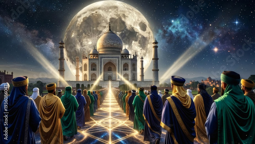 Taj Mahal Mystical Gathering