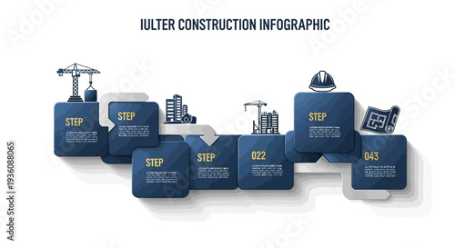 Infographic illustrating industrial filtration process with step-by-step diagram and various equipment on a clean white background