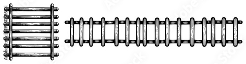 Sports agility training ladder equipment for soccer practice drills