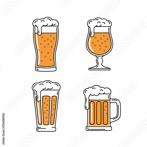Beer Glasses Set