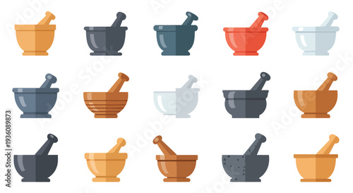 Mortar and Pestle Icons