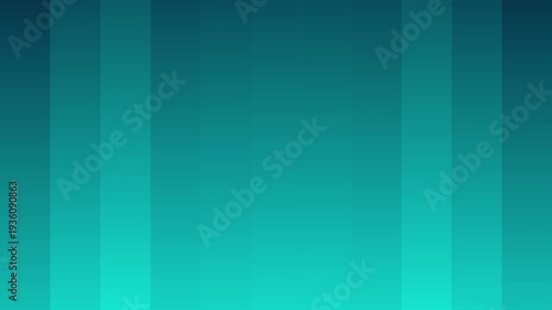 Green gradient background animation in contemporary style with minimalist shape objects