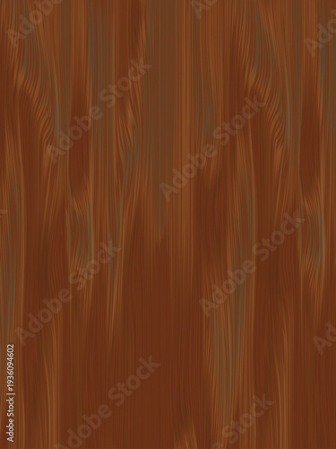 Realistic brown wood grain texture background with natural veneer lines and warm hardwood surface, seamless rustic timber pattern for design and mockups