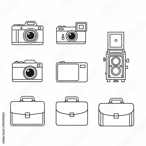 Camera and Case Icons