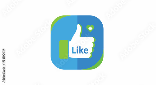 Thumbs Up Like Button Icon