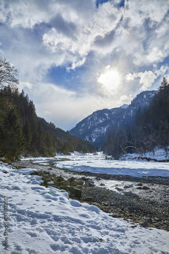 Wallpaper Mural Beautiful winter hike in the Hollersbach Valley, in the Salzburg region near Bramberg, Austria. Torontodigital.ca