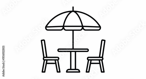 Outdoor Dining Setup