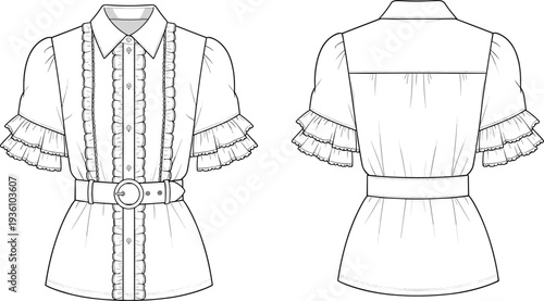 Modern Professional Home Office Workspace with Laptop Computer Green Potted Plant and Coffee Cup on White Desk for Remote Work Freelance Business Concept Lifestyle