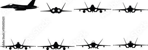 High angle view of modern creative workspace featuring laptop computer with blank screen coffee cup and green plant on white desk for business