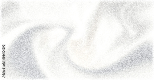 Elegant white silk fabric wavy background with grey shadows and noise texture. Luxury satin cloth folds for premium design projects and artistic banners. High quality abstract vector illustration.