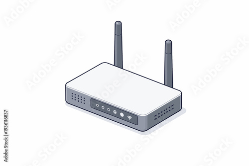 Essential Wireless Network Router Providing Robust Internet Connectivity and Data Sharing Capabilities for Modern Home and Office Digital Environments