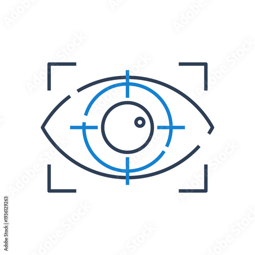 Computer Vision AI Image Recognition and Visual Data Processing Illustration