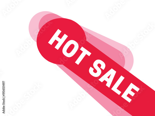 Hot sale red seal ribbon for banner illustration colourful. Eps vector design colorful.