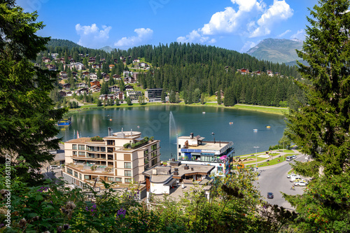 Arosa is a picturesque mountain resort town in Switzerland