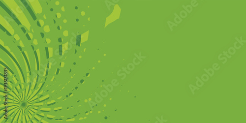 Sun rays, Old paper with stains - Vector